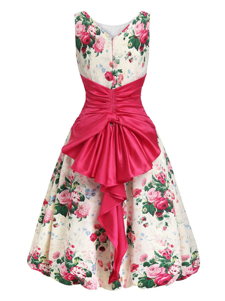 1950s Back Bow Antique Floral | 1950s | vintage dress, retro fashion