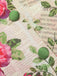 She slips into this Multicolor 1950s Rose Pictorial Belted Dress and suddenly it's a 1950s daydream