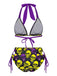 1950s Skull Halter Swimsuit — because 1950s glamour never goes out of style