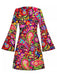 1980s Floral Dress 2