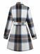Multicolor 1960s Plaid Belted Shirt Dress - vintage dress, retro fashion