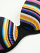 Multicolor 1970s Striped Halter Tankini Set - vintage fashion, retro style