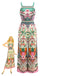 Multicolor 1970s Tropical Pineapple Print Wide-Leg Jumpsuit - vintage romper, retro jumpsuit for vintage lovers