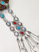 Multicolor Bohemian Tiered Tassel Fringe Necklace: beautiful vintage accessory, retro jewelry, classic style with timeless appeal