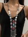 Multicolor Bohemian Tiered Tassel Fringe Necklace | vintage accessory, retro jewelry, classic style - perfect for retro fashion enthusiasts