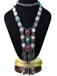 Multicolor Bohemian Tiered Tassel Fringe Necklace - vintage accessory, retro jewelry, classic style for vintage lovers