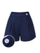 Navy Blue 1950s Solid Button Shorts, vintage fashion, retro style - perfect for women who love vintage and retro fashion