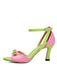 Elegant Pointed Toe Chunky Heel Sandals 5
