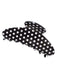 PVC Polka Dot Valentine's Shark Hair Claw - vintage fashion, retro style