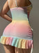 Pastel-Rainbow-1960s-3D-Floral-Butterfly-Mesh-Nightdress, vintage, retro, dress