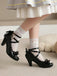 Patent Leather Bow Lolita High Heels: timeless vintage elegance she makes her own