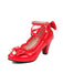 Patent Leather Bow Lolita High Heels — vintage vintage charm for her modern wardrobe