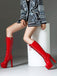 Patent Leather Sky-High Stiletto Boots - vintage fashion, retro style