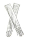 Patent Leather Solid Full Finger Gloves - vintage fashion, retro style