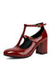 Patent T-Strap High Heel Pumps - vintage shoes, retro heels