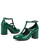 Patent T-Strap High Heel Pumps - vintage shoes, retro heels