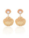 She adds this Shell Earrings and suddenly it's vintage perfection