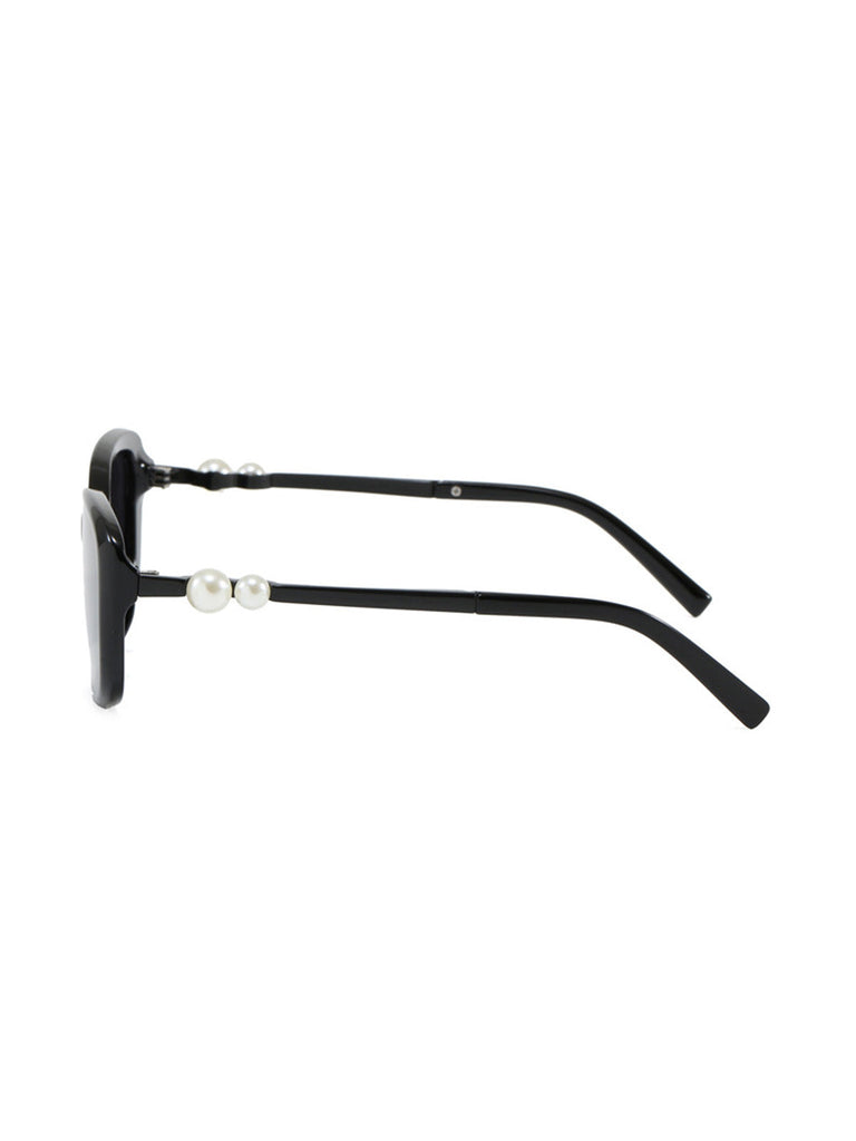 Black Pearl Vintage Square Frame Sunglasses - vintage fashion, retro style for vintage lovers