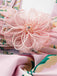 This Pink 1930s Handmade 3D Flower Pleated Swimsuit carries 1930s vacation dreams in every stitch