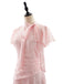 Pink 1940s Floral Lace Bow Dress 6