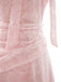 Pink 1940s Floral Lace Bow Dress 7