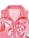Pink 1930s Lapel Belted Boho Jumpsuit - vintage jumpsuit, retro fashion