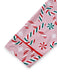 Pink 1940s Christmas Candy Cane Long Pajama Set - vintage fashion, retro style
