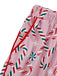 Pink 1940s Christmas Candy Cane Long Pajama Set - vintage fashion, retro style