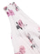 Pink 1940s Deep V-Neck Chiffon Rose Dress — the kind of 1940s dress that makes strangers smile