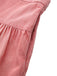 Pink 1940s Denim Button-Down Tiered Maxi Skirt - vintage skirt, retro style, elegant red