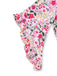 Pink 1940s Flouce Sleeve V-Neck Floral Dress - vintage dress, retro fashion