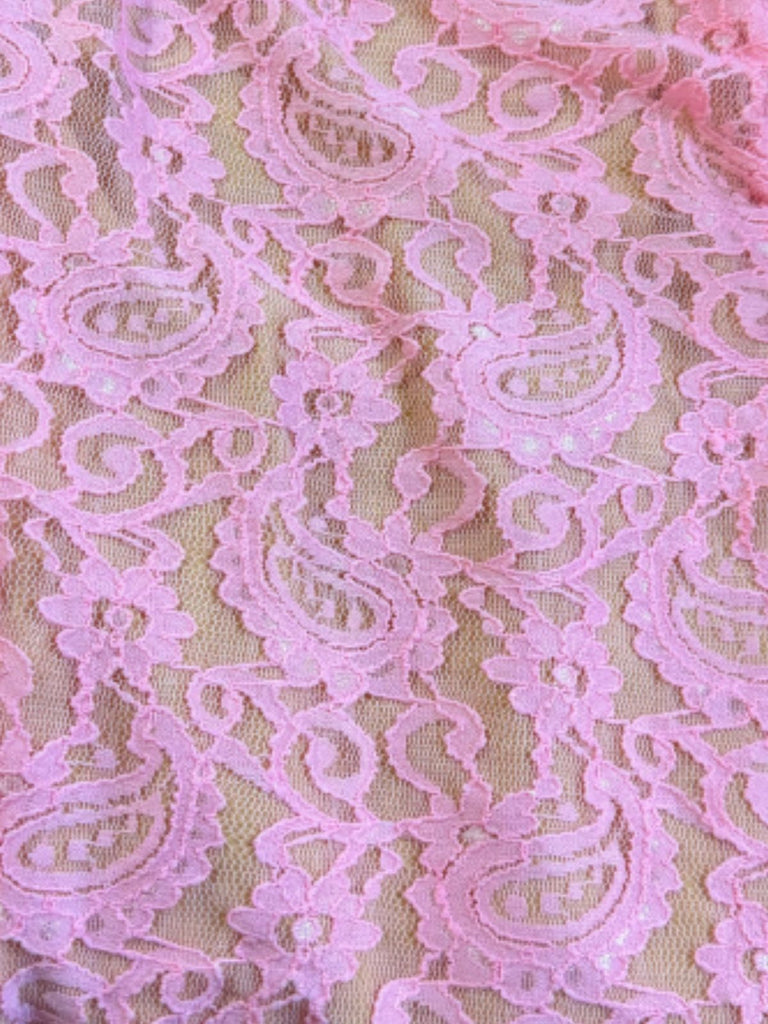 Pink 1950s Backless Halter Lace Lace-up Jumpsuit - vintage jumpsuit, retro fashion