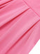 Pink 1950s Cold Shoulder Solid Dress — the kind of 1950s dress that makes strangers smile