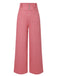 Pink 1950s Cotton Rose Button Pants - vintage fashion, retro style