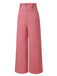Pink 1950s Cotton Rose Button Pants - vintage fashion, retro style