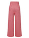 Pink 1950s Cotton Rose Button Pants - vintage fashion, retro style