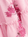 Pink 1950s Floral Vintage Classic Dress 7