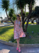1950s Floral VNeck Dress | 1950s | vintage dress, retro fashion