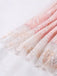 This Pink 1950s Lace-Up Straps Floral Mesh Dress wraps her in 1950s elegance, one twirl at a time