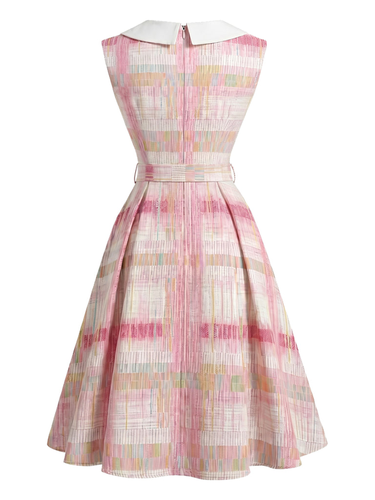 [Pre-Sale] Dark Pink 1950s Vintage Retro Dress 3