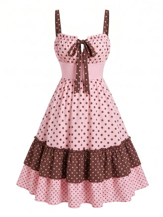 [Pre-Sale] Pink 1950s Swing Vintage Dress, vintage dress, retro fashion, rockabilly, pin-up fashion - perfect for women who love vintage and retro fashion