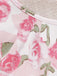 Pink 1950s Round Neck Roses Belted Dress - vintage dress, retro fashion, rockabilly