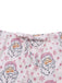 Pink 1950s Santa Print Fur Trim Pajama Set - vintage fashion, retro style