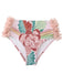 Pink 1950s Spaghetti Strap 3D Floral Swimsuit — because 1950s glamour never goes out of style