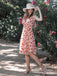 Pink 1950s Strawberry Mesh Swing Dress: timeless style reimagined