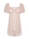 Pink 1950s Sweetheart Collar Short Pajamas, vintage pajamas, retro nightwear - perfect for women who love vintage and retro fashion