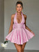 Pink 1960s Back Bow Jacquard Floral Dress: where 1960s romance meets her modern spirit