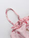 Pink 1960s Spaghetti Strap Roses Nightgown - vintage nightgown, retro sleepwear