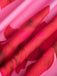 This Pink 1960s V-Neck Floral Tie Split Dress wraps her in 1960s elegance, one twirl at a time