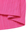 Pink 1960s V-Neck Pleated Ruffles Solid Dress: timeless style reimagined